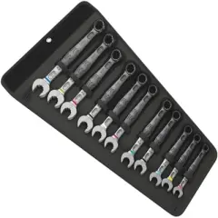 Wera 6003 Joker 11 Piece Combination Wrench Bike Tool Set, Works w/ 2go system