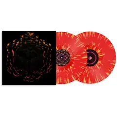C418 - Minecraft Volume Beta - Red Orange & Yellow Splatter (Colored Vinyl Splatter Orange Yellow)