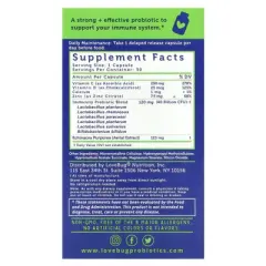 LoveBug Probiotics Immune Support Probiotic&trade;, Daily Probiotic, 40 Billion CFU, 30 Count