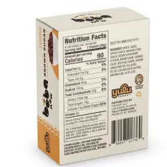 Yulu Boba Now Brown Sugar Instant Tapioca Pearls Packets - 7.1oz/4ct