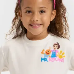 Toddler Ms. Rachel Herbie Fleece Pullover Sweatshirt - Ivory