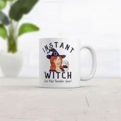 Crazy Dog Instant Witch Just Add Pumpkin Spice Mug Funny Halloween Coffee Cup-11oz