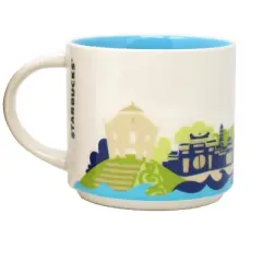 Starbucks You Are Here Series Macau Ceramic Mug, 14 Oz