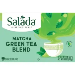 Salada Matcha Green Tea Blend with 12 Single Serve K-Cups