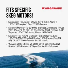 Megaware SkegPro&reg; 02655 Skeg Protector - Boat Equipment and Parts