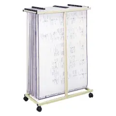 Safco Vertical File 2-Drawer Specialty Cabinet Mobile/Ped Tropic Sand 5059