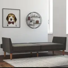 Regal Futon Gray - Novogratz
