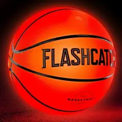 FlashCatch Light-up Basketball- Glow in the Dark Basketball- Sports Gear Accessories Gifts for Boys Ages 8-15 Year Old