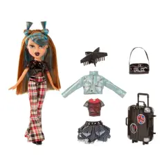 Bratz Pretty &lsquo;N&rsquo; Punk Yasmin Fashion Doll with 2 Outfits and Suitcase