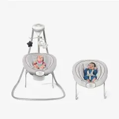 Graco DuetConnect Deluxe Multi-Direction Baby Swing and Bouncer - Britton