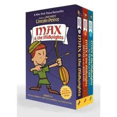 Max and the Midknights Paperback 3-Book Boxed Set - (Max & the Midknights) by  Lincoln Peirce (Mixed Media Product)