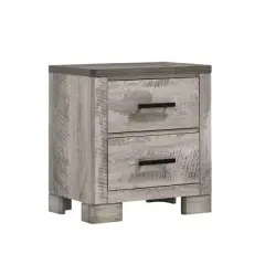 Adam 2 Drawer Nightstand Gray - Picket House Furnishings