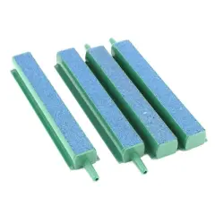 Unique Bargains Plastic Aquarium Blue Bubble Air Stone 4" Length 4 Pcs