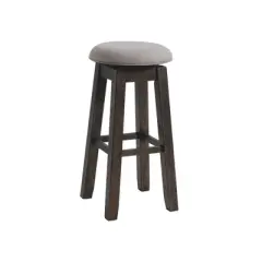 2pc 30" Steele Swivel Barstool Set Smokey Walnut - Picket House Furnishings