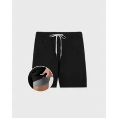 Men's Black Active Quick Dry Shorts with Liner - True Classic
