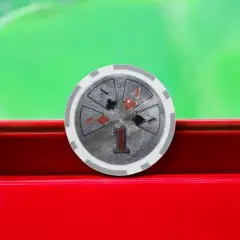 Slickblue 14-Gram Clay Poker Chips 25-Pack, Holo Inlay, Casino Game Chips, Ben Franklin Design, $1-$500