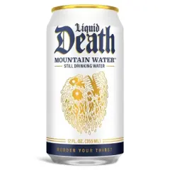 Liquid Death Mountain Water - 6pk/12 fl oz Cans