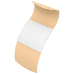 Dynarex Sheer Plastic Adhesive Bandage Sterile 1 x 3" 2400 per Case