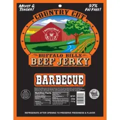 Buffalo Bills 2.6oz Barbecue Country Cut Beef Jerky - Six 2.6oz Packs