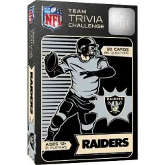 MasterPieces Officially Licensed NFL Las Vegas Raiders Trivia Challenge Card Game
