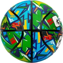 AND1 Chaos Rubber Basketball: Official Regulation Size 7 (29.5 inches) Rubber Basketball - Deep Channel Construction, Made for Indoor Outdoor