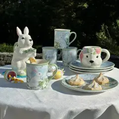 Certified International (Set of 4) 18oz Easter Morning Mugs