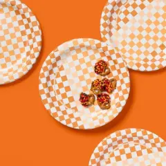 Halloween Disposable Plates - Checkered - 8.5"- 44ct - up&up&trade;