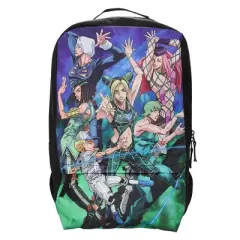 JoJo's Bizarre Adventure Character 19" Backpack and 24 Oz. Plastic Water Bottle Set