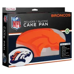 MasterPieces FanPans NFL Denver Broncos Team Logo Silicone Cake Pan