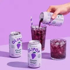 OLIPOP Classic Grape Prebiotic Soda - 12 fl oz Can