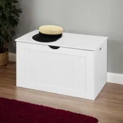 VANIRROR Entryway Storage Cabinet, Multi-Functional Wooden Toy Box with Ample Storage Space for Organizing