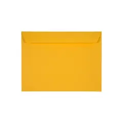JAM Paper Booklet Envelope 9" x 12" Sunflower Yellow 50/Pack (372317017I)