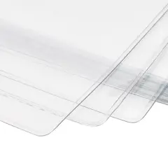 WeChef 11"x17" Double-Sided All Clear Vinyl Menu Cover 2 View Plastic Menu Holder Top Loading Restaurant Cafe 30 Pack