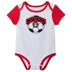 MLS New York Red Bulls Infant Boys' 3pk Bodysuit