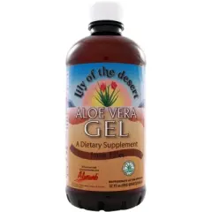 Lily Of The Desert Aloe Vera Gel - Inner Fillet Filtered Aloe Vera Drink For Gut Health, Wellness, Glowing Skin, 32 Fl Oz