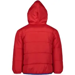 Marvel Avengers Spider-Man Hulk Black Panther Captain America Zip Up Winter Coat Puffer Jacket Toddler to Big Kid