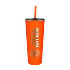 MLB Houston Astros 24oz Skinny Tumbler with Straw