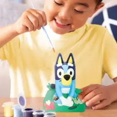 Bluey Paint Your Own Piggy Bank: Creative Activity Kit with Figure & Paints