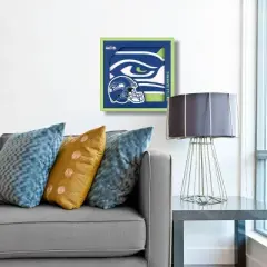 NFL Seattle Seahawks 3D Logo Series Wall Art - 12"x12"