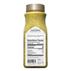 iSpice | Lemon Pepper Seasoning | 28 oz | Bulk Size | Mixed Spices & Seasonings | Kosher