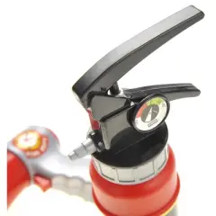 JuzToys Fireman Hat and Accessories Play Set for Kids &ndash; Firefighter Helmet, Fire Extinguisher, Microphone, Role Play Fire Chief Starter Toy &ndash; Red