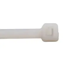 TruHome 100ct Mr. Brands White Cable Tie 10''