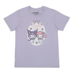 Kuromi & My Melody Women's Lavender Sleepwear Set