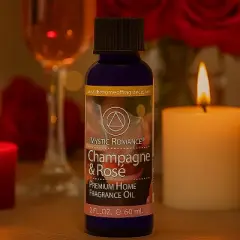 Di'Aroma Champagne & Rose Fragrance Oil 2 oz &ndash; Premium Aromatherapy Scent for Diffuser, Burner & Potpourri, Pure and Natural Rose Scent