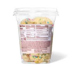 Sugar Cookie Edible Cookie Dough with Rainbow Sprinkles - 6oz - Favorite Day&trade;