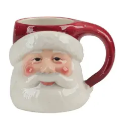 Certified International Set of 4 18oz Santa's Secret Mugs