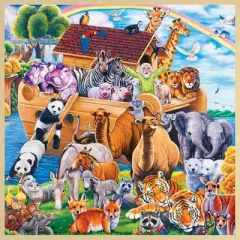 MasterPieces 48 Piece Jigsaw Puzzle for Kids - Noah's Ark - 12"x12"