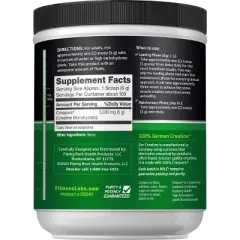 Fitness Labs German Creatine Monohydrate Powder | 1.1 lb