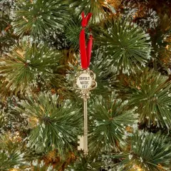 4" 'Santa's Magic Key' Christmas Tree Ornament Gold - Wondershop&trade;