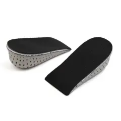 Unique Bargains 1 Pair Foam Foot Heel Insert Pad Height Increase Lift Shoes Insole